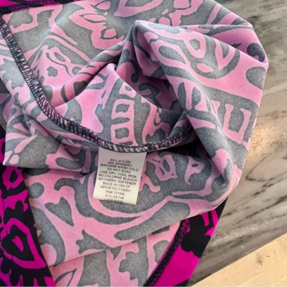 Jude Connally Black Purple Floral Catalina Cloth Jersey Sleeveless Dress Small - Picture 5 of 8